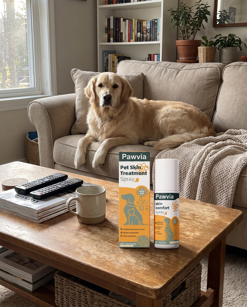 Leo P. shared a Pawvia dog coat-care photo