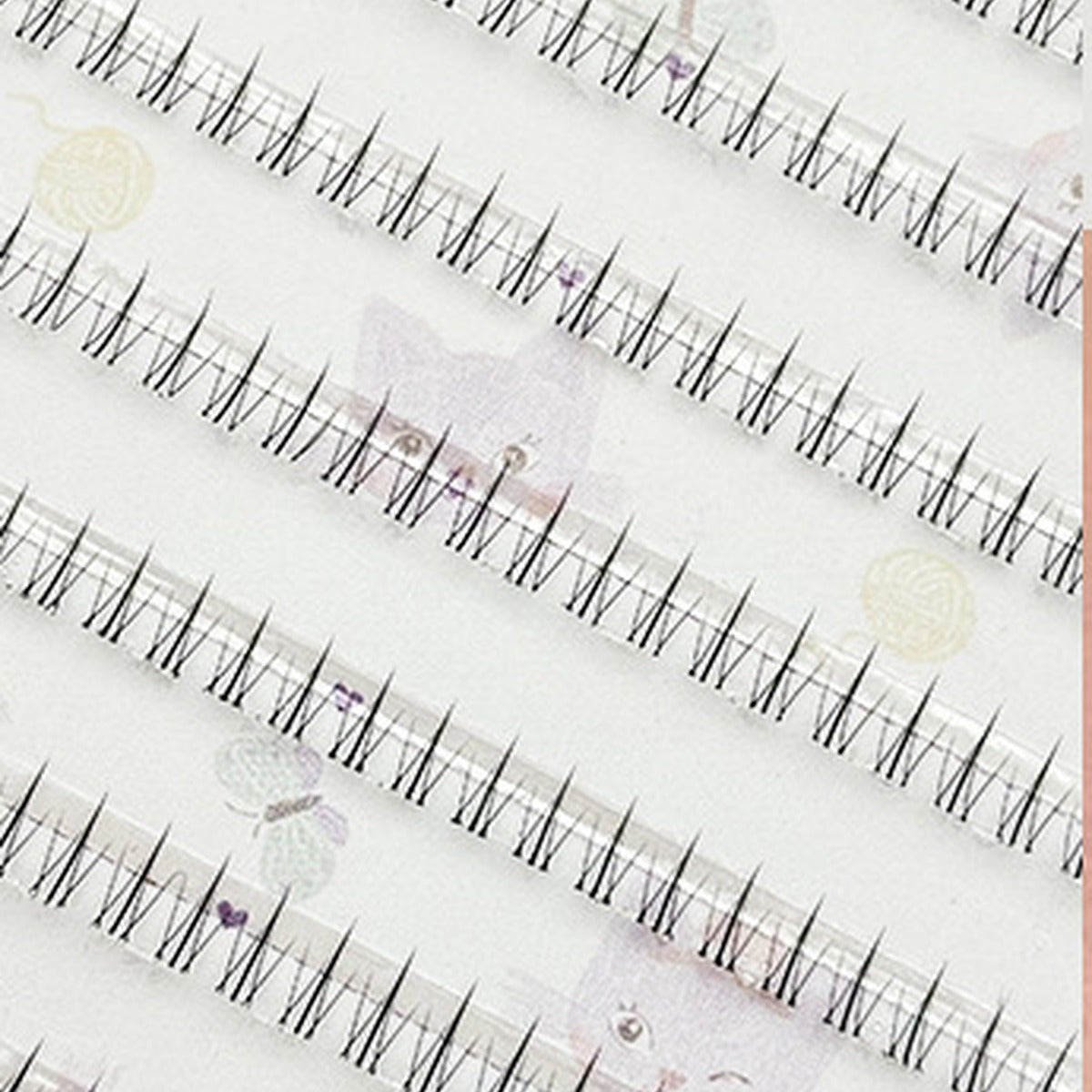 Silkara lash rows close detail