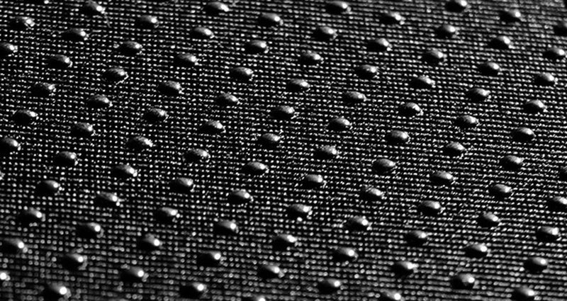 Supplier photo showing the raised anti-slip dots on the cushion underside