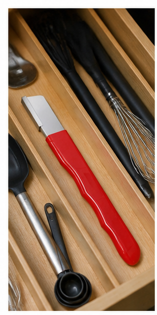 EdgeSharp in a kitchen drawer