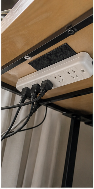 Griploop mounting a power strip