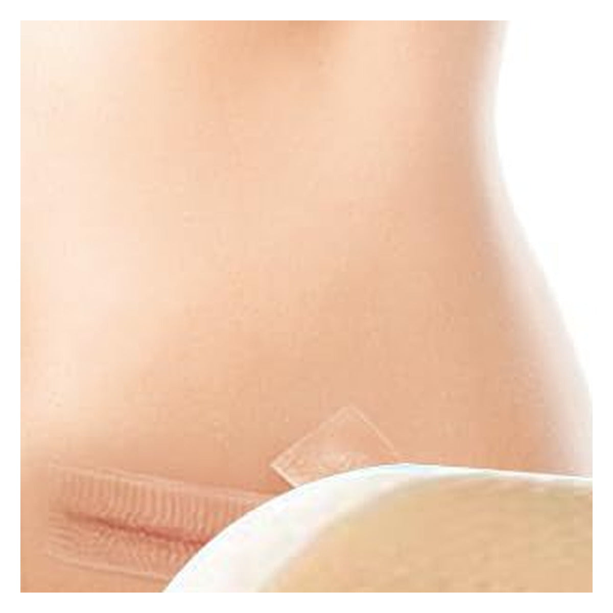 ScarShield silicone tape being prepared for application